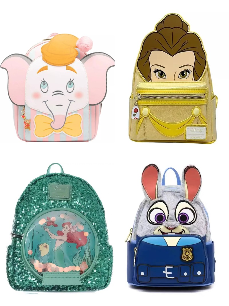 Women Bags Mini - New Pink Faux Leather Mini Backpack