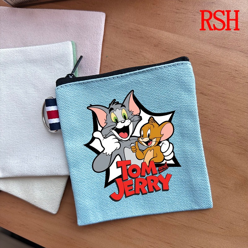 Women Bags Mini - Tom and Jerry Coin Pouch Cartoon