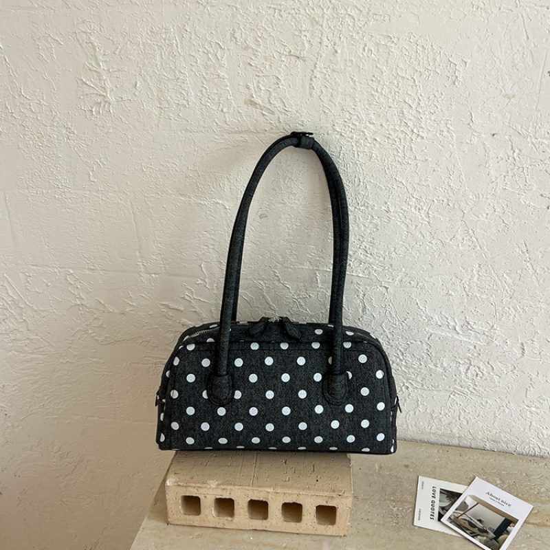 Women Bags Mini - 2026 New Polka Dot Mini Boston