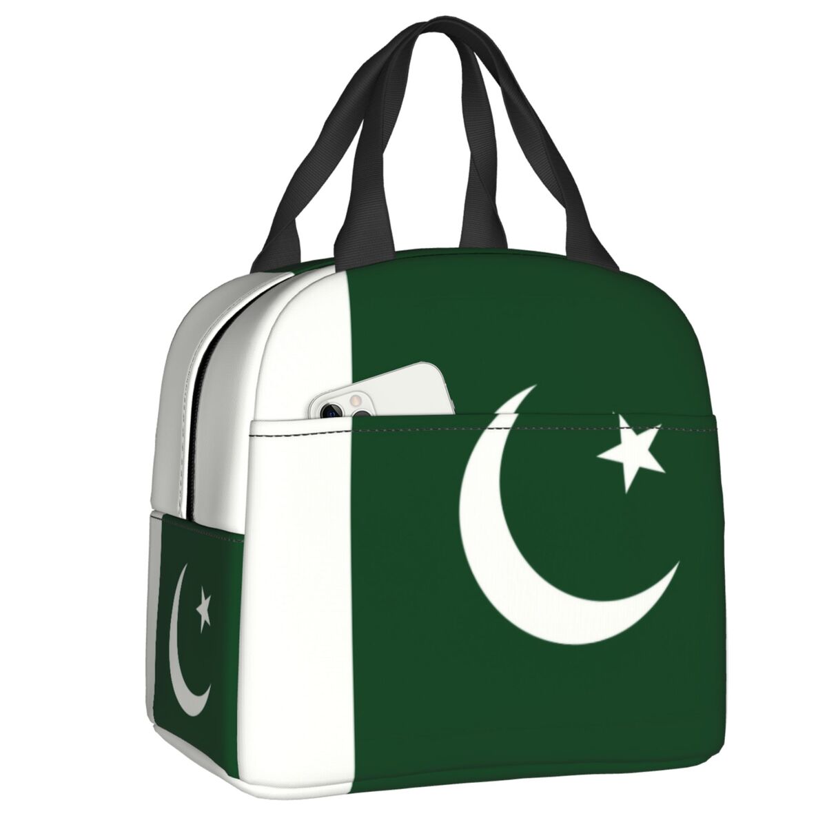 Women Bags In Pakistan - Custom Flag Of Pakistan Insulated Lunch