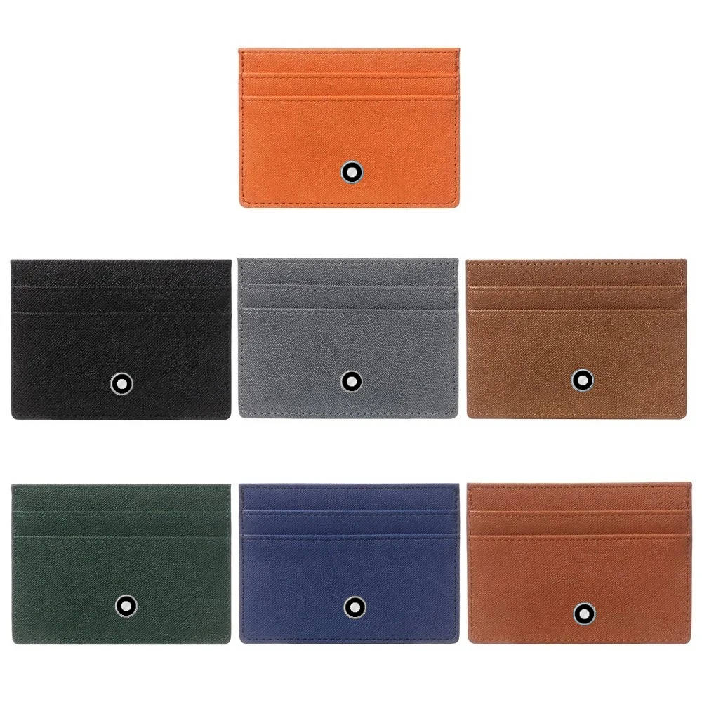 Women Bags And Purses - Minimalist Women Men Leather Slim Wallets