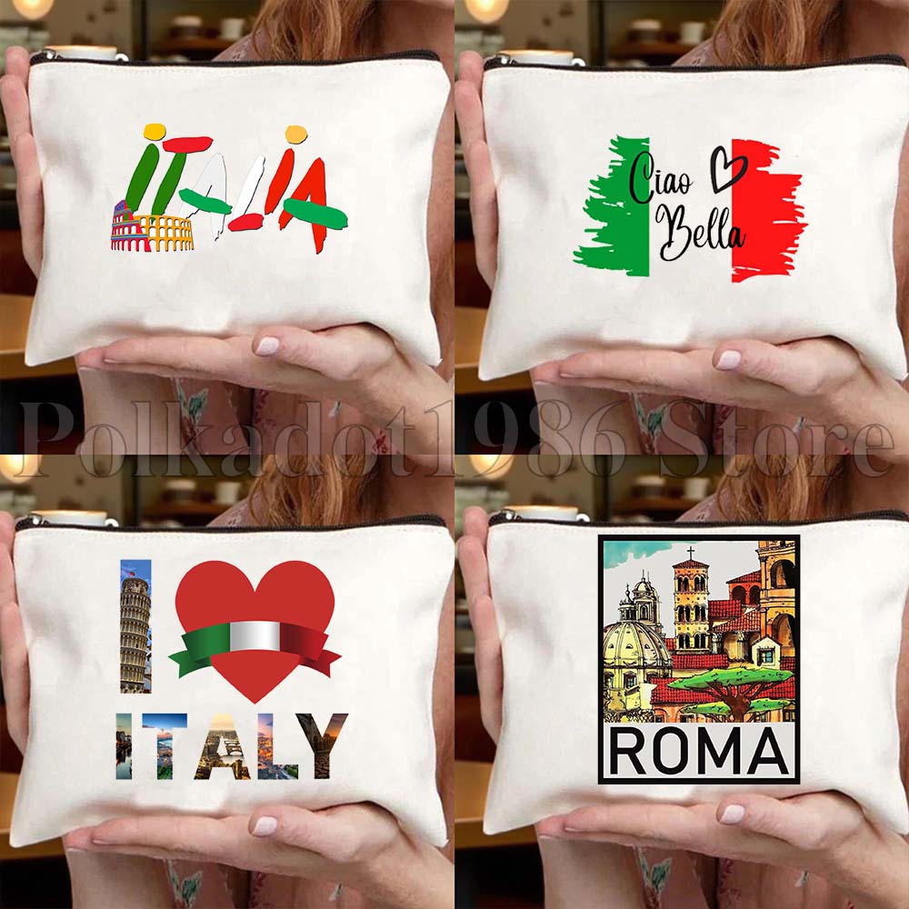 Women Bags Rome - Ciao Bella Italian Flag Map Florence