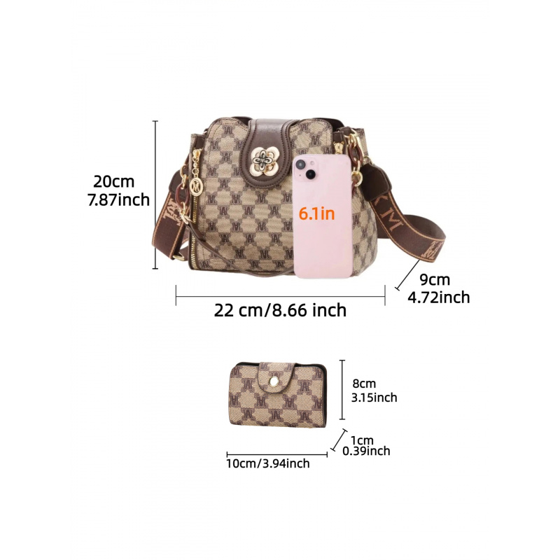 vintage letter printed shoulde - Women Bags Crossbody 评论和价格