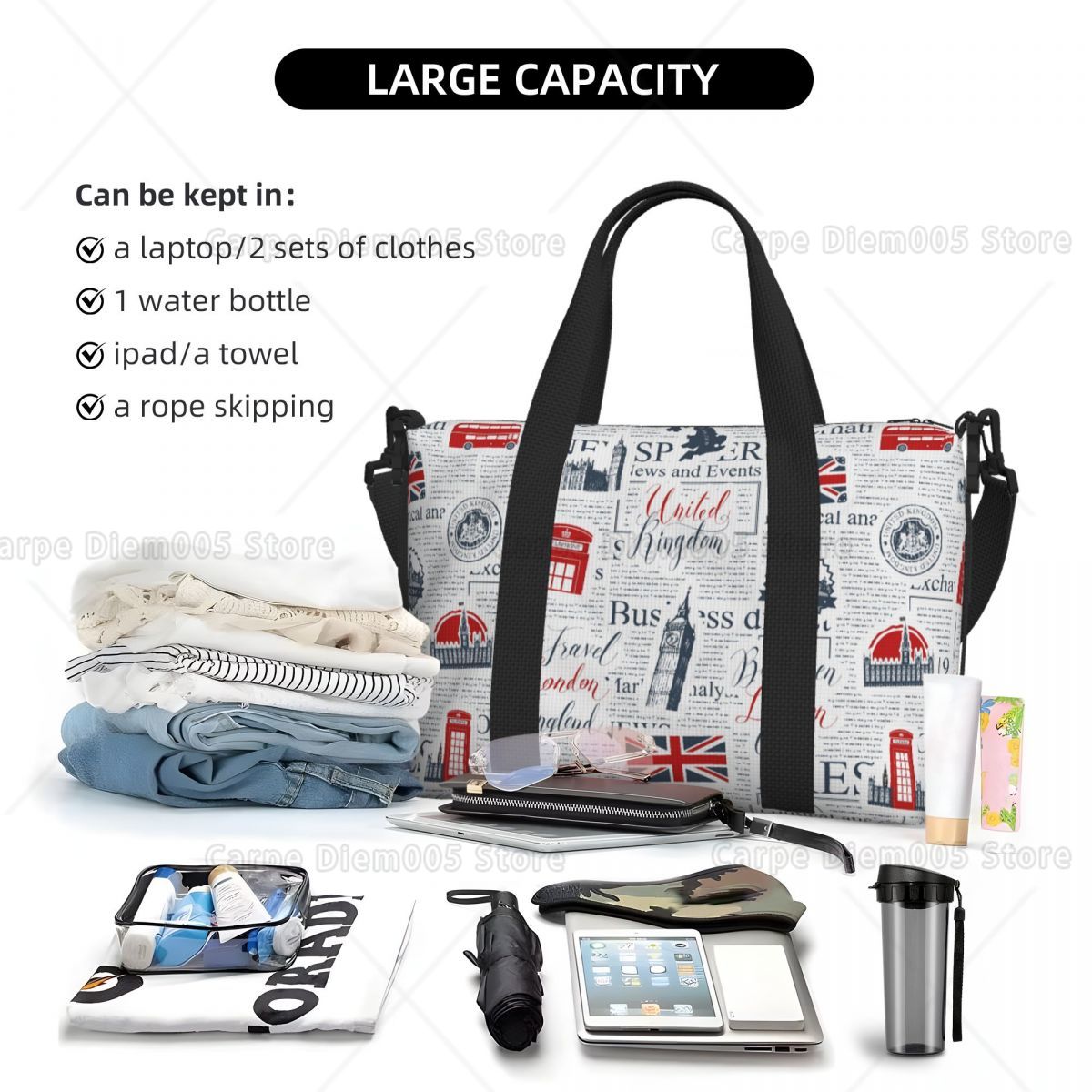 Vintage UK London Newspaper Tr - Women Bags Uk 评论和价格