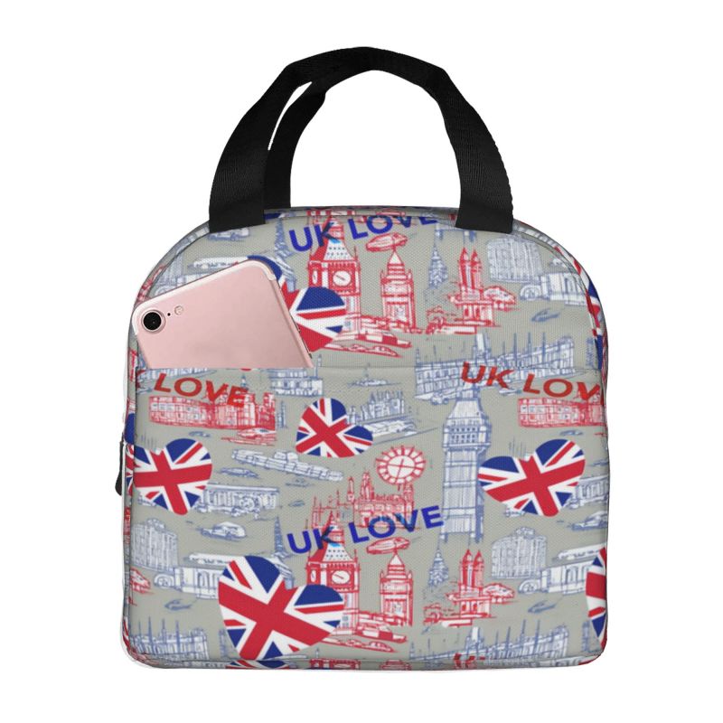 Flag Of The UK Insulated Lunch - Women Bags Uk 评论和价格