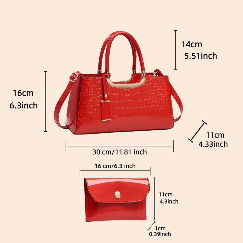 Women's Handbag Set, Light Lux - Women Bags Crossbody 评论和价格