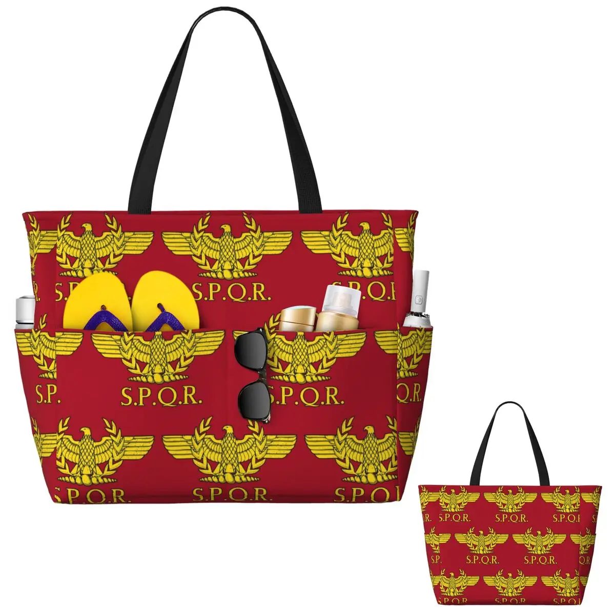 Rome SPQR Roman Beach Tote Bag - Women Bags Rome 评论和价格