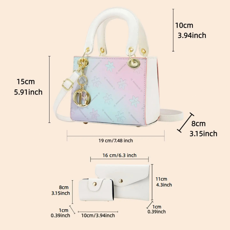 Gradient Printed Crossbody Sho - Women Bags And Purses 评论和价格