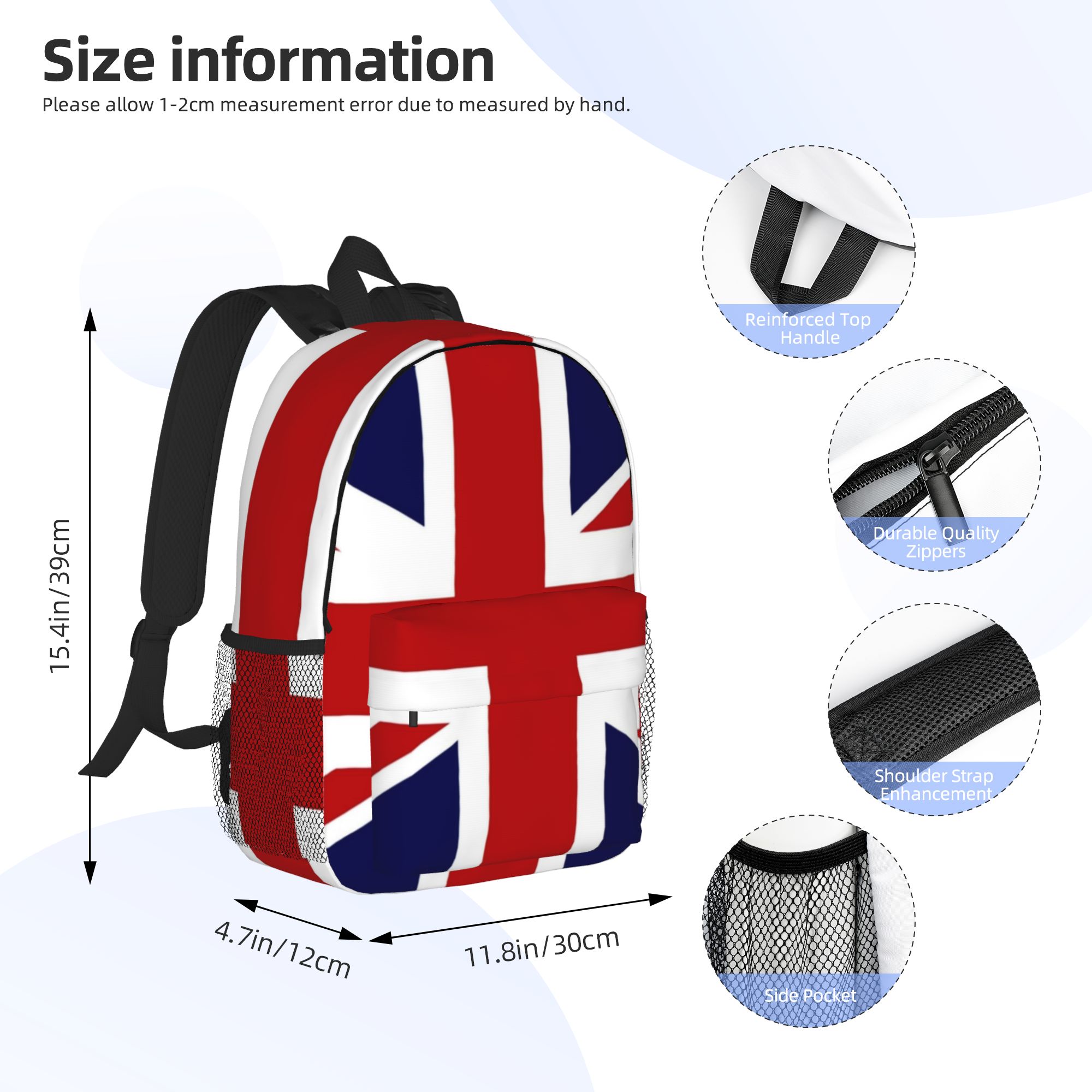 Union Jack Flag Of The UK Back - Women Bags Uk 评论和价格