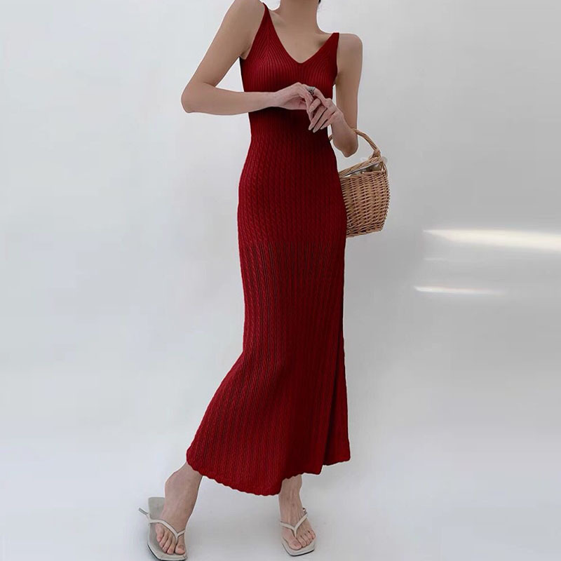 Strap Knitted Dress Summer New - Women'S Bags New Look 评论和价格