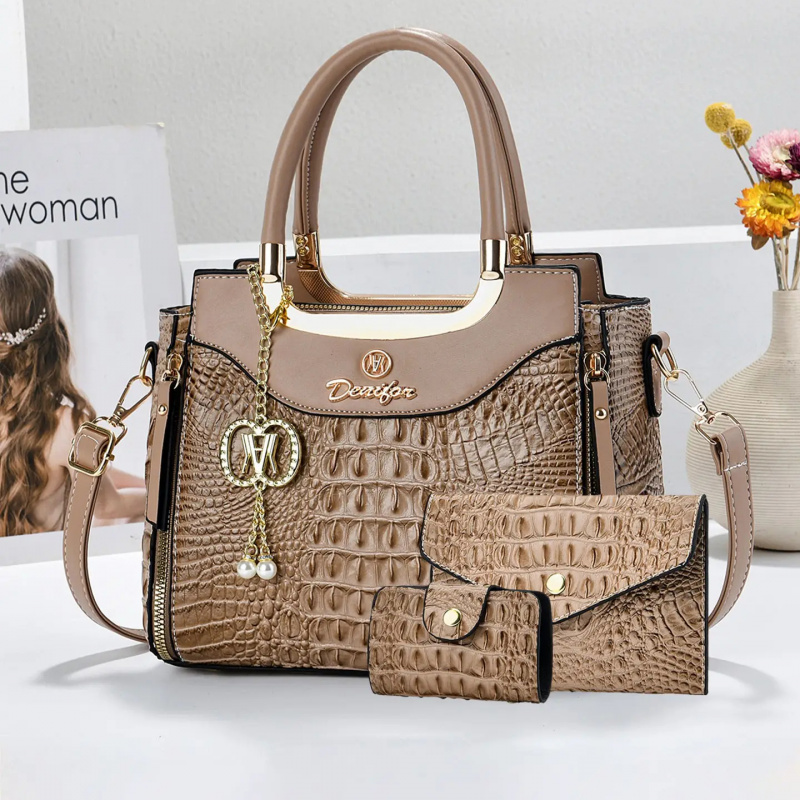 Women's Crocodile Texture Hand - Women Bags Crossbody 评论和价格