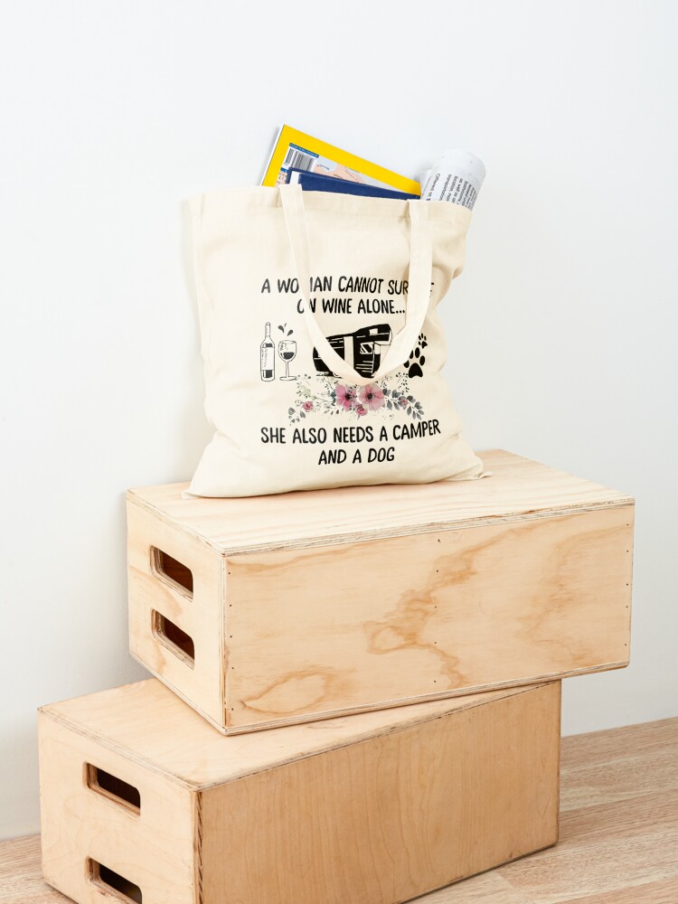 A woman cannot survive on wine - Women Bags On Shein 评论和价格