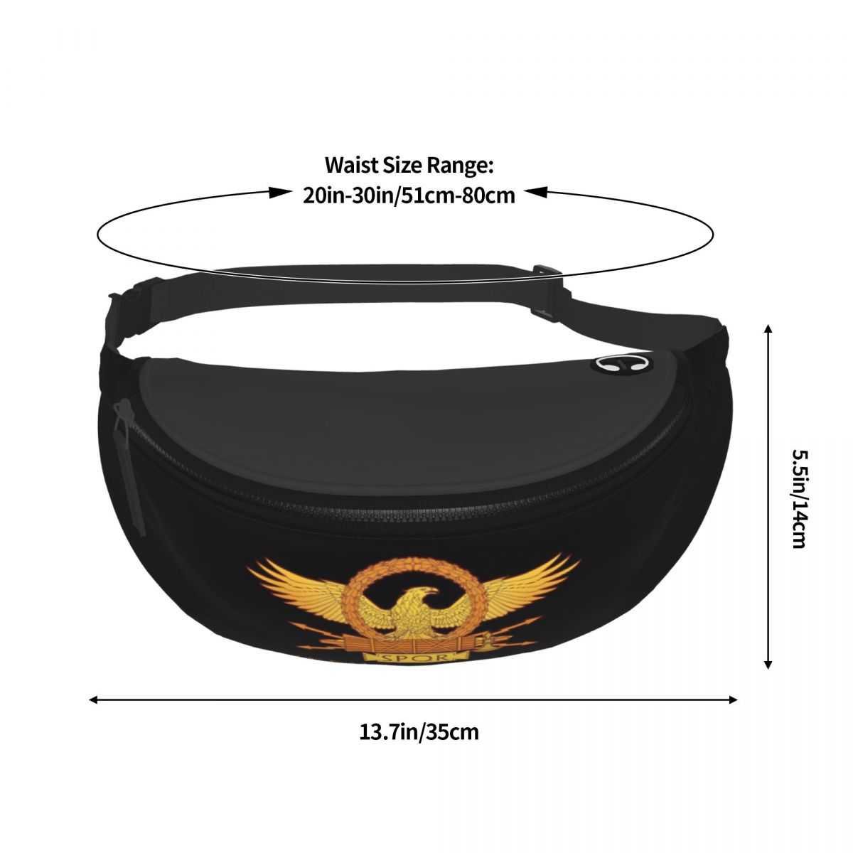 Rome SPQR Roman Fanny Pack Men - Women Bags Rome 评论和价格