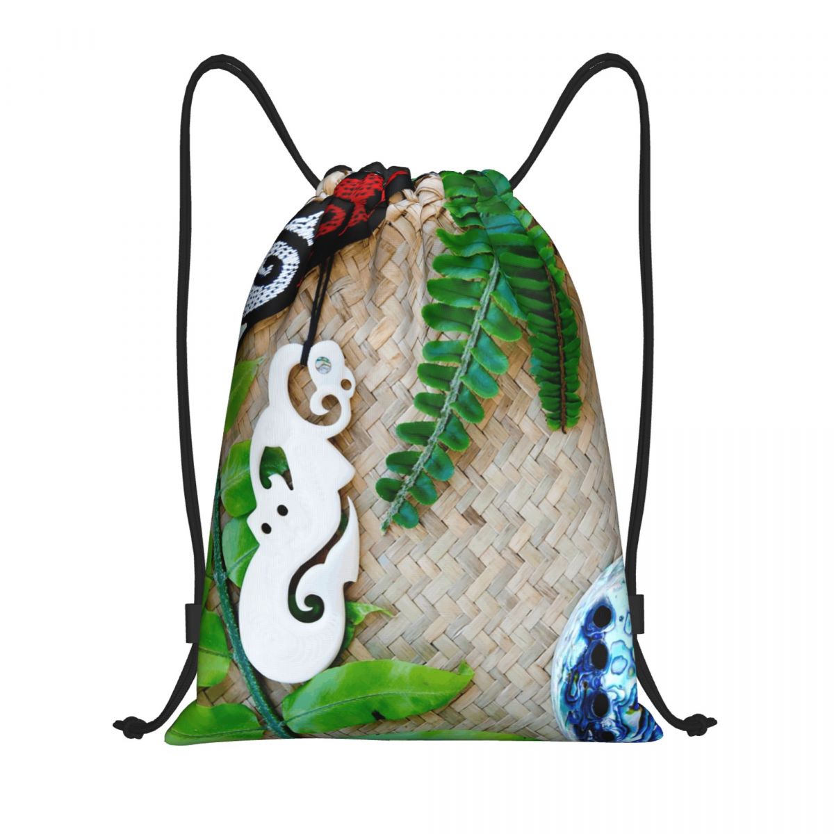 NZ Maoris Theme Drawstring Bag - Women Bags Nz 评论和价格
