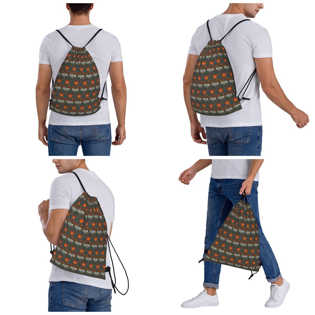 Rome Italy Trippy Art Backpack - Women Bags Rome 评论和价格