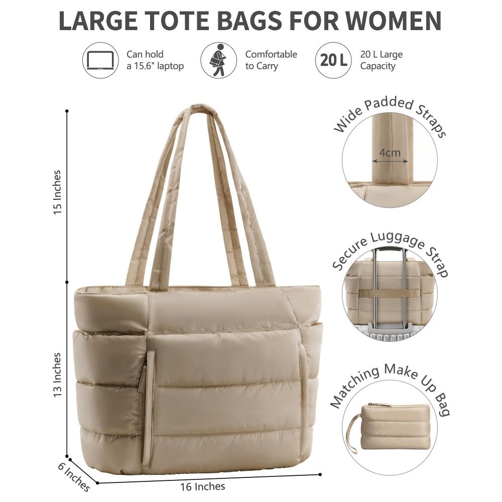 Large Capacity Puffer Tote Bag - Women Bags Aldo 评论和价格