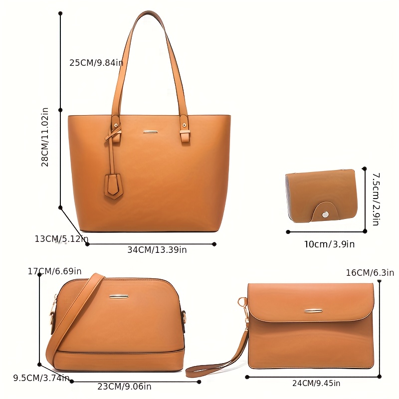 4pcs Fashion Women's Bag Sets  - Women Bags Crossbody 评论和价格