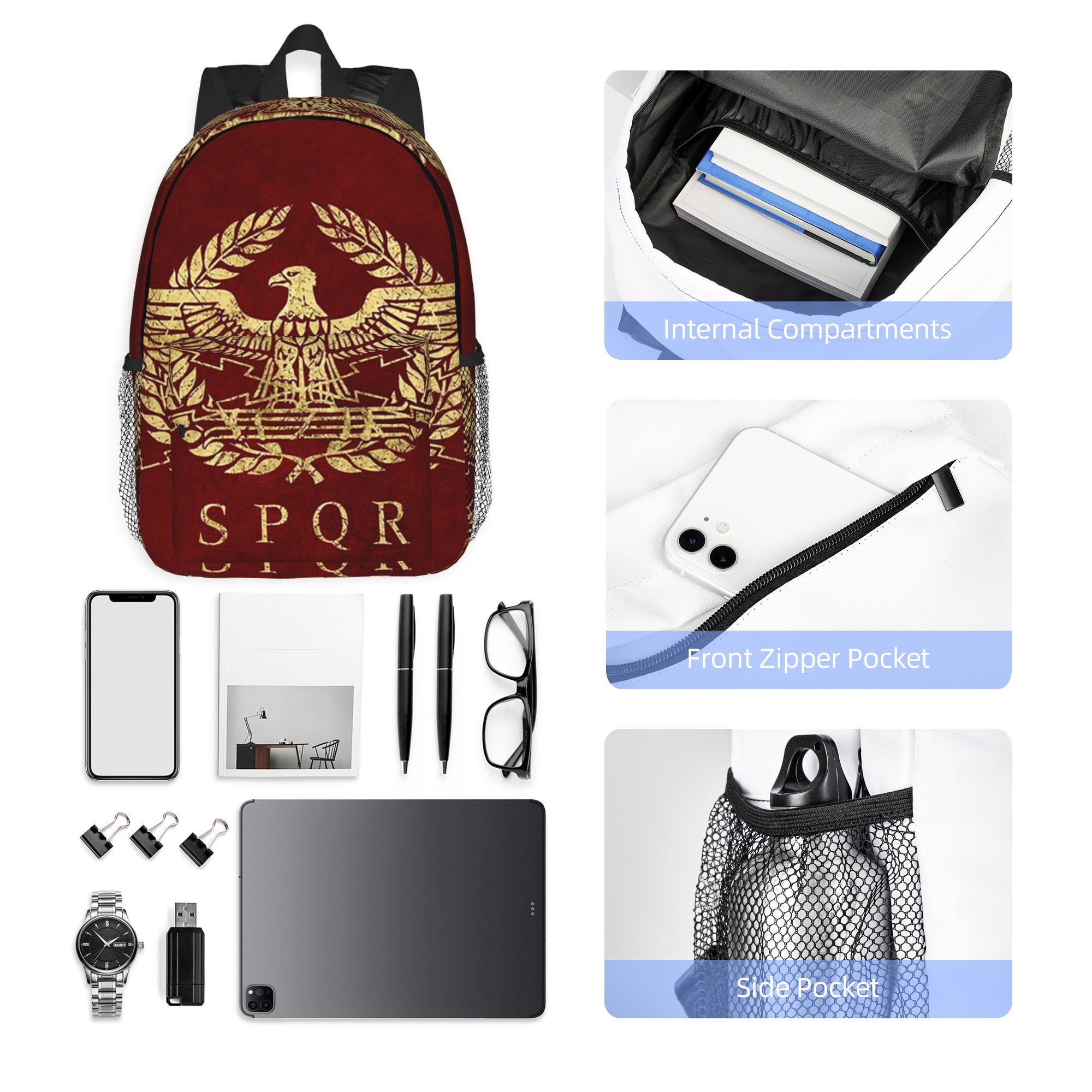 Rome SPQR Roman Backpack Hot S - Women Bags Rome 评论和价格